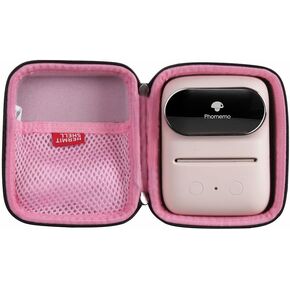 Hermitshell Travel Case for Phomemo-M110 Label Maker - Portable Bluetooth Thermal Label Maker Printer