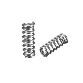 uxcell Wire Diameter 0.012" , OD 0.08" , Free Length 0.20" Spring Steel Coil Extended Compressed Spring 50pcs