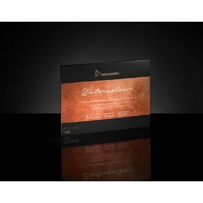 Hahnemuhle Collection Watercolor 300 Block Rough 9.5x12.6 Inches 300gsm, White (10 625 140)