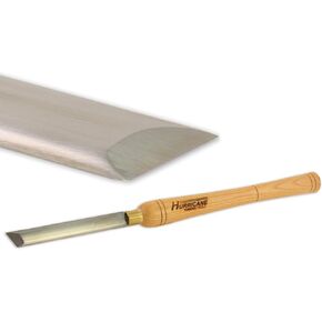 HTT-115, High Speed Steel, 3/4" Oval Skew Chisel for Woodturning