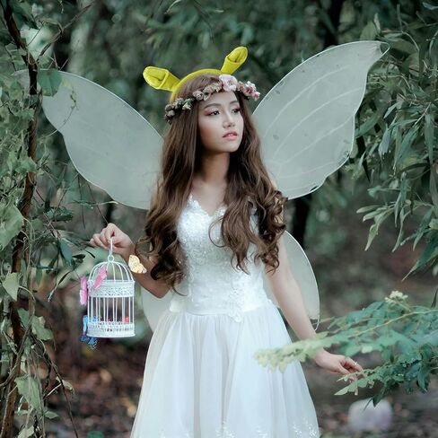 عصابة رأس آذان شريك، عصابة رأس آذان الغول الأخضر، عصابة رأس شريك، زي شريك، زي التاج، إكسسوارات الحفلات، الهالوين، الوحش، عصابة رأس، عصابة رأس شريك، إكسسوارات شريك in Kuwait