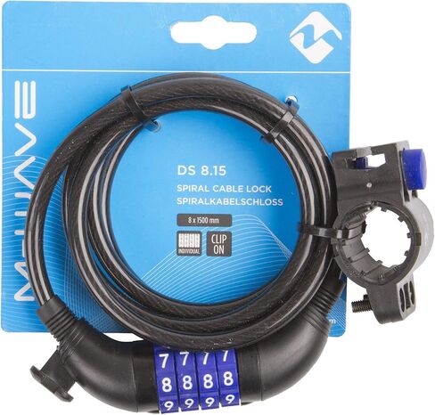 قفل كابل الدراجة ذو التركيبة الحلزونية M-Wave in Kuwait