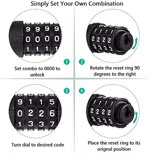 قفل كابل الدراجة ذو التركيبة الحلزونية M-Wave in Kuwait