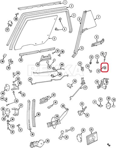 Rexka 15pcs Door Lock Rod Clip for Chevrolet Camaro Corvette Impala Chevy Truck GMC Truck Pontiac Buick GM 4234830 12337868 in Saudi Arabia