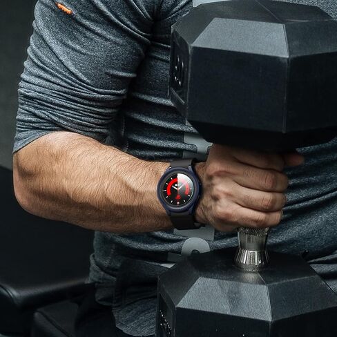 واقي شاشة متوافق مع Galaxy Watch 5 Pro، 【عبوة من 4+2】طبقة حماية من الزجاج المقوى عالي الدقة وغطاء ممتص للصدمات من البولي كربونات لساعة Samsung Galaxy Watch 5 Pro، غطاء وجه لساعة Samsung Watch 5 Pro 45 مم in Kuwait