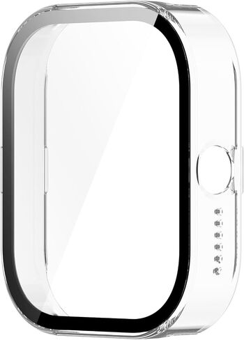 متوافق مع حافظة CMF Watch Pro (D395) وغطاء واقٍ وواقي شاشة بديل مع زجاج مقوى PC لملحقات CMF Watch Pro (أسود) in Kuwait