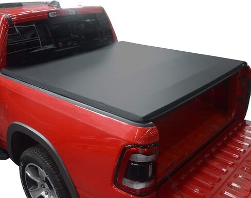 Quad Fold Tonneau Cover Soft Four Fold Truck Bed Covers for 2009-2014 Ford F-150 F150 with 5.5 ft Bed, Styleside in Kuwait