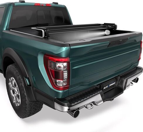 غطاء سرير تونيو ناعم قابل للطي متوافق مع 2015-2024 Ford F-150 F150 Styleside (ليس من أجل Flareside)، سرير قصير بطول 5.5أقدام - 66 بوصة (نمط عاكس) in Kuwait