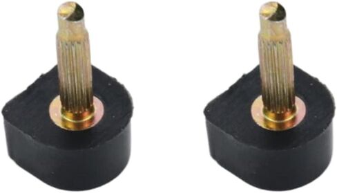 15 Pairs High Heel Tips Shoes Replacement Caps High Heel Repair Tool,3mm Nail Diameter，U-Shape Dowels Repair Tips Pin in 5 Different Size, 8/9/10/11/12mm, Black in Saudi Arabia