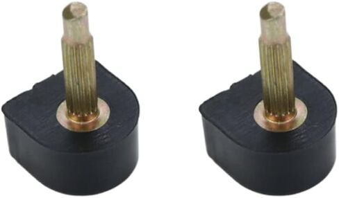 15 Pairs High Heel Tips Shoes Replacement Caps High Heel Repair Tool,3mm Nail Diameter，U-Shape Dowels Repair Tips Pin in 5 Different Size, 8/9/10/11/12mm, Black in Saudi Arabia