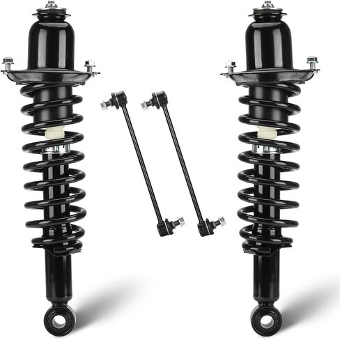 Rear Struts Assembly Fit for Toyota Corolla/Matrix (FWD）2003-2008, for Pontiac Vibe 2003-2008, Shock Absorber & Sway Bar End Link Replace for 171373L K90433 （4Pcs） in Saudi Arabia