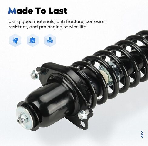 Rear Struts Assembly Fit for Toyota Corolla/Matrix (FWD）2003-2008, for Pontiac Vibe 2003-2008, Shock Absorber & Sway Bar End Link Replace for 171373L K90433 （4Pcs） in Saudi Arabia