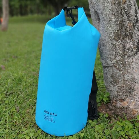 Heighco-Waterproof Dry Bag for Women Men-Roll Top Dry Sack Keeps Gear Dry For Camping, Beach, Fishing, Hiking, Kayaking,Rafting,Skiing,Snowboarding and Boating with Waterproof Phone Case (Yellow, 20L) in Saudi Arabia