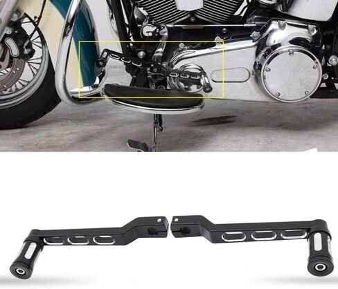 رافعة ناقل الحركة لمعدات الدراجات النارية + ربط التحول مناسب لدراجة FL Softail Touring Electra Glide Road King Road Glide FLHX Street Glide Tri Glide Trikes XL883 1200XL in Saudi Arabia