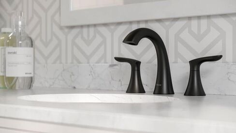 Pfister Weller Bathroom Sink Faucet, 8-Inch Widespread, 2-Handle, 3-Hole, Brushed Nickel Finish, LG49WR0K in Saudi Arabia