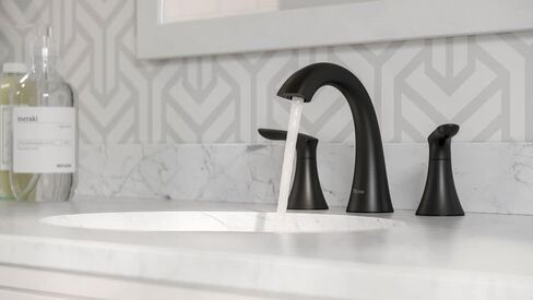 Pfister Weller Bathroom Sink Faucet, 8-Inch Widespread, 2-Handle, 3-Hole, Brushed Nickel Finish, LG49WR0K in Saudi Arabia