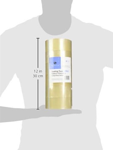 Sparco Sealing Tape Transparent Heavy Duty, 48mm x 50m, 6 Rolls (60041) in Saudi Arabia