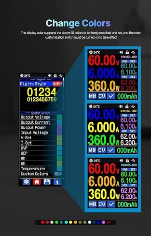 Digital Control RK6006-C 60V 6A 4 Digit Adjustable AC to DC Lab Bench Power Supply Regulator 360W in Kuwait