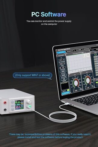 Digital Control RK6006-C 60V 6A 4 Digit Adjustable AC to DC Lab Bench Power Supply Regulator 360W in Kuwait