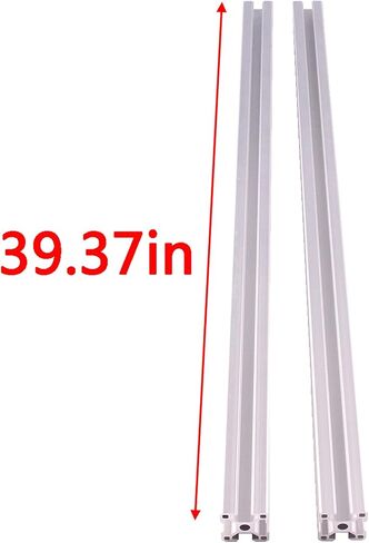 2PCS 1000mm 4040 Aluminum Profile Extrusion European Standard Anodized Linear Rail CNC 3D Printer Parts for 3D Printer and CNC DIY Laser Engraving Machine in Saudi Arabia