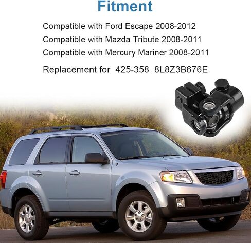 Universal U Joint Coupler Intermediate Steering Shaft Lower Compatible with Ford Escape 2008 2009 2010 2011 2012, Mazda Tribute Mercury Mariner 2008 to 2011, Replacement for 425-358 8L8Z3B676E in Saudi Arabia