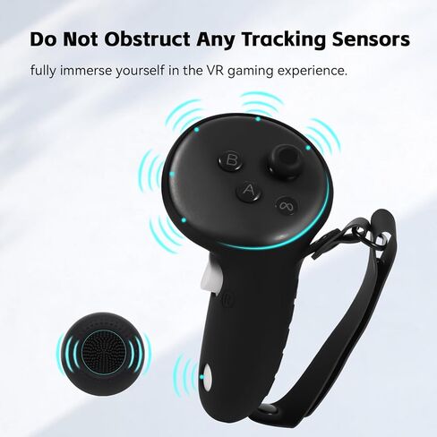 متوافق مع ملحقات Meta Quest 3، غطاء الوجه السيليكون Quest 3، غطاء سماعة الرأس VR Shell، غطاء مقابض التحكم لـ Quest 3، غطاء العدسة الواقي، مجموعة غطاء السيليكون لـ Meta Quest 3 in Kuwait