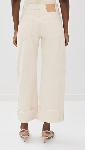 بنطال جينز Lasso نسائي مريح بأساور من B Sides in Kuwait