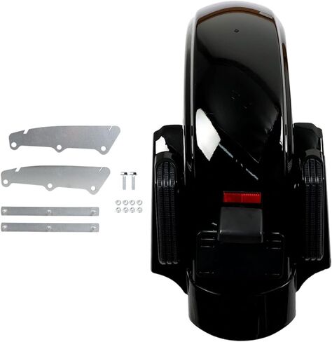 LED Rear Fender System Replacement for Touring Electra Street Glide Road King Road Glide 2014-2022 CVO Style Rear Fender Kit Black in Saudi Arabia