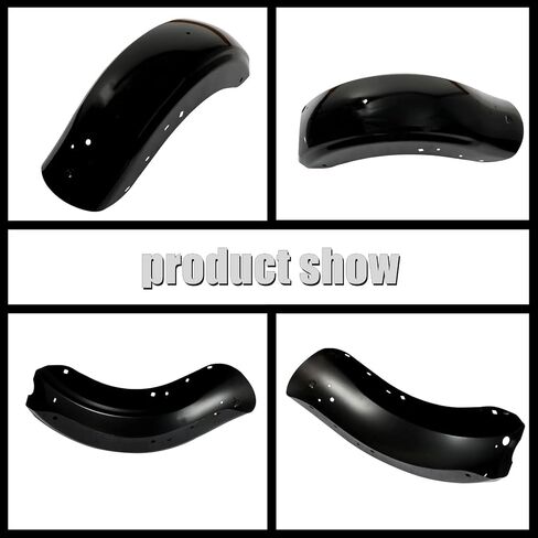 LED Rear Fender System Replacement for Touring Electra Street Glide Road King Road Glide 2014-2022 CVO Style Rear Fender Kit Black in Saudi Arabia