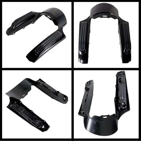 LED Rear Fender System Replacement for Touring Electra Street Glide Road King Road Glide 2014-2022 CVO Style Rear Fender Kit Black in Saudi Arabia