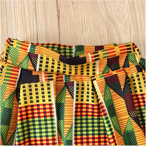 Giovacker Baby Girls Fall Winter African Style Coats 2Pcs Outfits Set Zipper Jacket and Skirt in Saudi Arabia