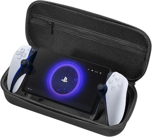 Gomilia Portable Hard Carrying Shell Case for Playstation Portal Remote Play with Built-in Prop Stand Function, Box ONLY. (Black) in Saudi Arabia