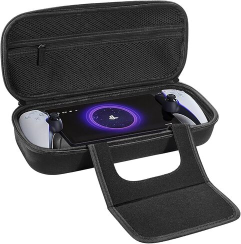 Gomilia Portable Hard Carrying Shell Case for Playstation Portal Remote Play with Built-in Prop Stand Function, Box ONLY. (Black) in Saudi Arabia