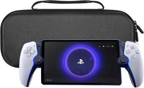 Gomilia Portable Hard Carrying Shell Case for Playstation Portal Remote Play with Built-in Prop Stand Function, Box ONLY. (Black) in Saudi Arabia