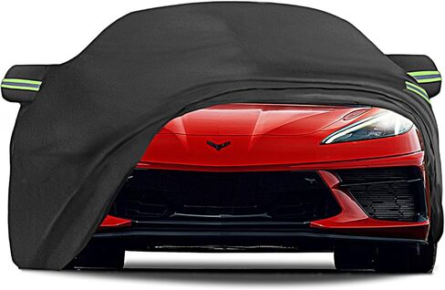 غطاء سيارة C8، غطاء سيارة كورفيت، غطاء كورفيت، غطاء سيارة مقاوم للماء في جميع الأحوال الجوية، غطاء سيارة كورفيت C8، لـ 2020¨C2023 كورفيت C8، قماش أكسفورد 210D، مقاوم للأشعة فوق البنفسجية ومقاوم للماء بنسبة 100% in Kuwait