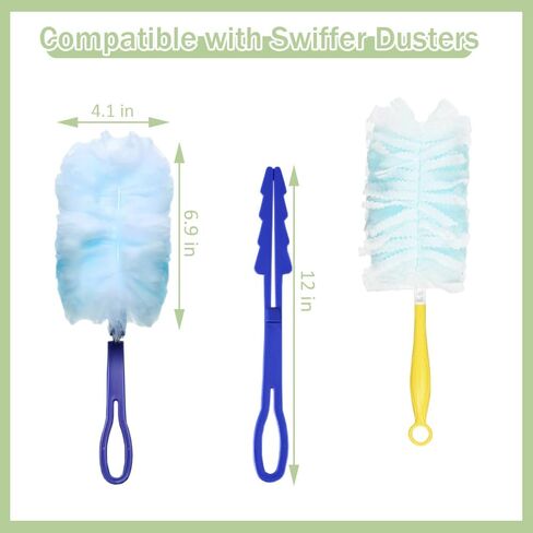 إعادة تعبئة منفضة TCASH متوافقة مع منفضة سويفر، 30 قطعة 180 عبوة منفضة شديدة التحمل، مجموعة منفضة غبار متعددة الأسطح شديدة التحمل + مقبض واحد، عبوات بديلة منفضة لتنظيف الأثاث in Kuwait