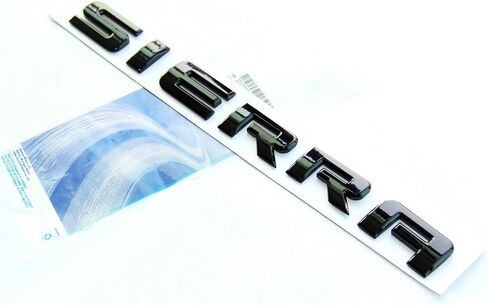 Yoaoo 1x OEM Sierra Letters Emblem Carbonfibre Badge Compatible with 2500HD 3500HD Sierra 2011-2019 Denali (Carbon fiber) in Saudi Arabia