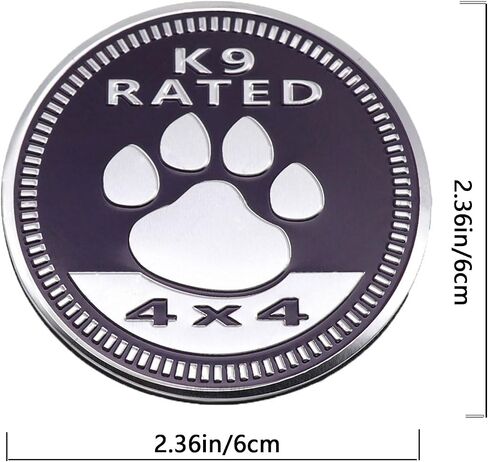 2 PCS Car Emblem, 4 x 4 Metal Automotive Badge, 3D Round Metal Car Badges Emblems, Car Badge Decals Stickers Compatible with Jeep Wrangler Vehicles Trucks SUV RV (2NG AMENDMENT) in Saudi Arabia