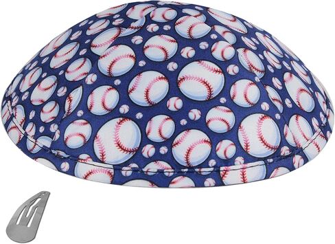 Zion Judaica Sports Kippah للبالغين والأولاد نمط Ballgame Kippot مقاس 6 بوصات Skullcap Yamaka للبار/Bat Mitzvah Chuppah Wedding in Kuwait