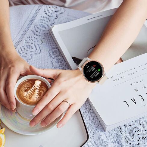 Silicone Watch Bands for Garmin Vivoactive 4S / Venu 2S /Venu 3S / Vivomove 3S, Soft Sport 18mm Quick Release Waterproof Replacement Wristband Strap for Garmin Forerunner 255s/255s Music in Kuwait