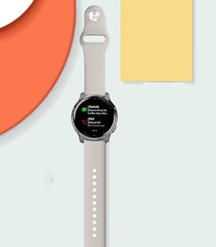 Silicone Watch Bands for Garmin Vivoactive 4S / Venu 2S /Venu 3S / Vivomove 3S, Soft Sport 18mm Quick Release Waterproof Replacement Wristband Strap for Garmin Forerunner 255s/255s Music in Kuwait