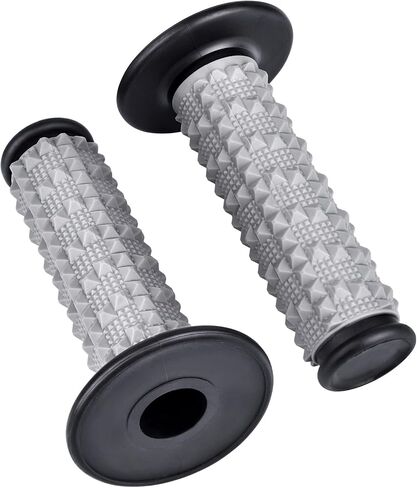 Motorcycle Handlebar Grips Dirt Bike Grip, Dannisly Orange /Black Non Slip Rubber Bar End Comfort Handlebar Grip for Dirt Bike Thruster Grips in Saudi Arabia