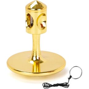 Gyroscope, Long-Lasting Spin,Anti-Gravity Spinner Toys,Physics Toys,Precision Gyroscope,Metal Anti-Gravity Spinning Top Balance Toy,Educational Gift, Premium Fidget Toy. (Champagne Gold, Medium Size) in Saudi Arabia