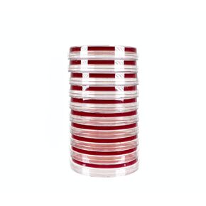 MacConkey Agar (MAC)، (10 عبوات)، مصبوبة مسبقًا، ألواح بيتري مقاس 15 × 100 مم. استخدام الصناعة: سلامة الأغذية. لفحص الإشريكية القولونية، الشيجلا، السالمونيلا. in Saudi Arabia