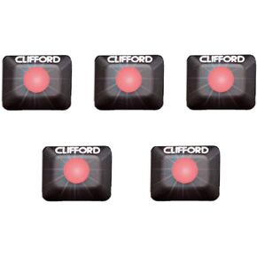 905235 (5PK) 5 عبوات من مصابيح LED باللون الأحمر طراز G4/G5 مع إطار تثبيت مستطيل الشكل in Kuwait