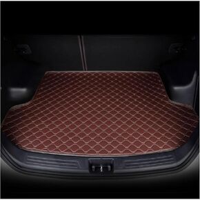 Car Leather Boot Mats for Honda Accord 2008 2009 2010 2011 2012 2013,Anti-Slip Protector Luggage Pad,Waterproof Trunk Cargo Storage Carpet Liner Mat,Anti Scratch,D-High Edge in Saudi Arabia
