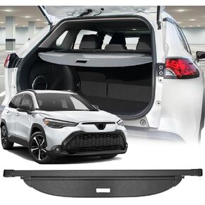 Cargo Cover for 2022 2023 2024 2025 Toyota Corolla Cross Accessories, Carbon Fiber Texture Trunk Cover Privacy Screen Retractable Security Shield Shade(Not for Corolla&Corolla Cross Hybrid) in Saudi Arabia