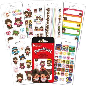 Monchhichi Mini Sticker Slim Flip Pad - 6 Page in Kuwait