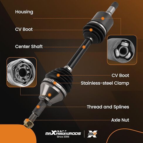 maXpeedingrods Front CV Axle Shaft Assembly for Ford Explorer 2011 2012 2013 2014 V6 3.5L, FWD (Front Driver and Passenger Side) in Kuwait
