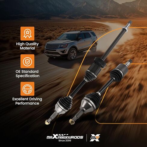 maXpeedingrods Front CV Axle Shaft Assembly for Ford Explorer 2011 2012 2013 2014 V6 3.5L, FWD (Front Driver and Passenger Side) in Kuwait
